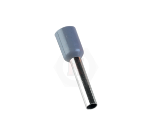 Кабелен накрайник изолиран E2512 2.5mm СИВ