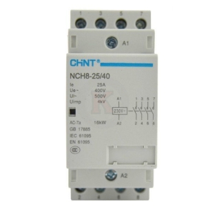 Контактор модулен NCH8 4P 25A (16kW) 2NO+2NC Chint