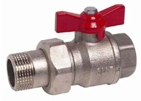 Кран сферичен с холендър 3/4" FM PN25