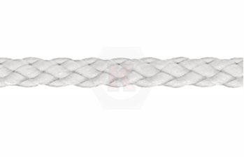 Въже синтетично полипропилен плетено бяло ф6мм 8жилно влагозащитено опън 480кг Vormann