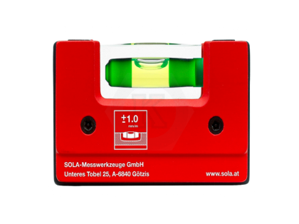 Нивелир мини пластмасов SOLA 68 мм, 1 мм/м Go