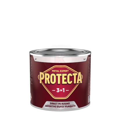 Емайллак 3 в1 бял 0,500л PROTECTA