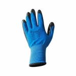 Ръкавици синьо трико / черен нитрил TopStrong
