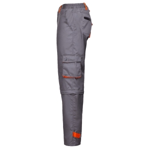 Панталон работен сиво/оранжев размер 62 Cargo DM 2in1 Trousers