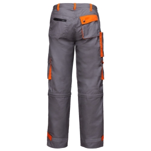 Панталон работен сиво/оранжев размер 60 Cargo DM 2in1 Trousers
