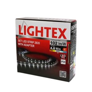 Лента LED неутрална комплект 3м 60/1м 4000К Lightex