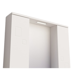Шкаф PVC горен огледален за баня 600x130x535мм. 1034-60 Inter Ceramic