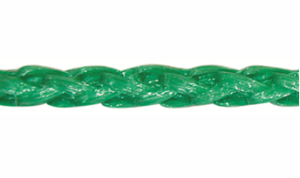 Въже синтетично полипропилен плетено зелено ф4мм непотъващ опън 98кг Vormann