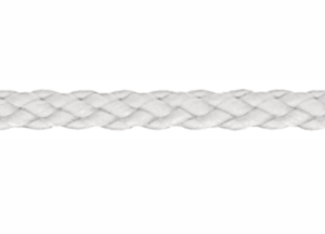 Въже синтетично полипропилен плетено бяло ф4мм 8жилно влагозащитено опън 240кг Vormann