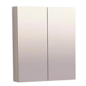 Шкаф PVC горен огледален за баня 600x185x700мм. ICP 6049-2/6070
