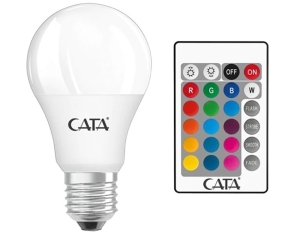 Крушка LED 9W E27 RGB дистанционно Cata CT-4058