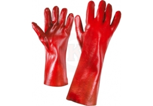 Ръкавици PVC червени 45см REDSTART